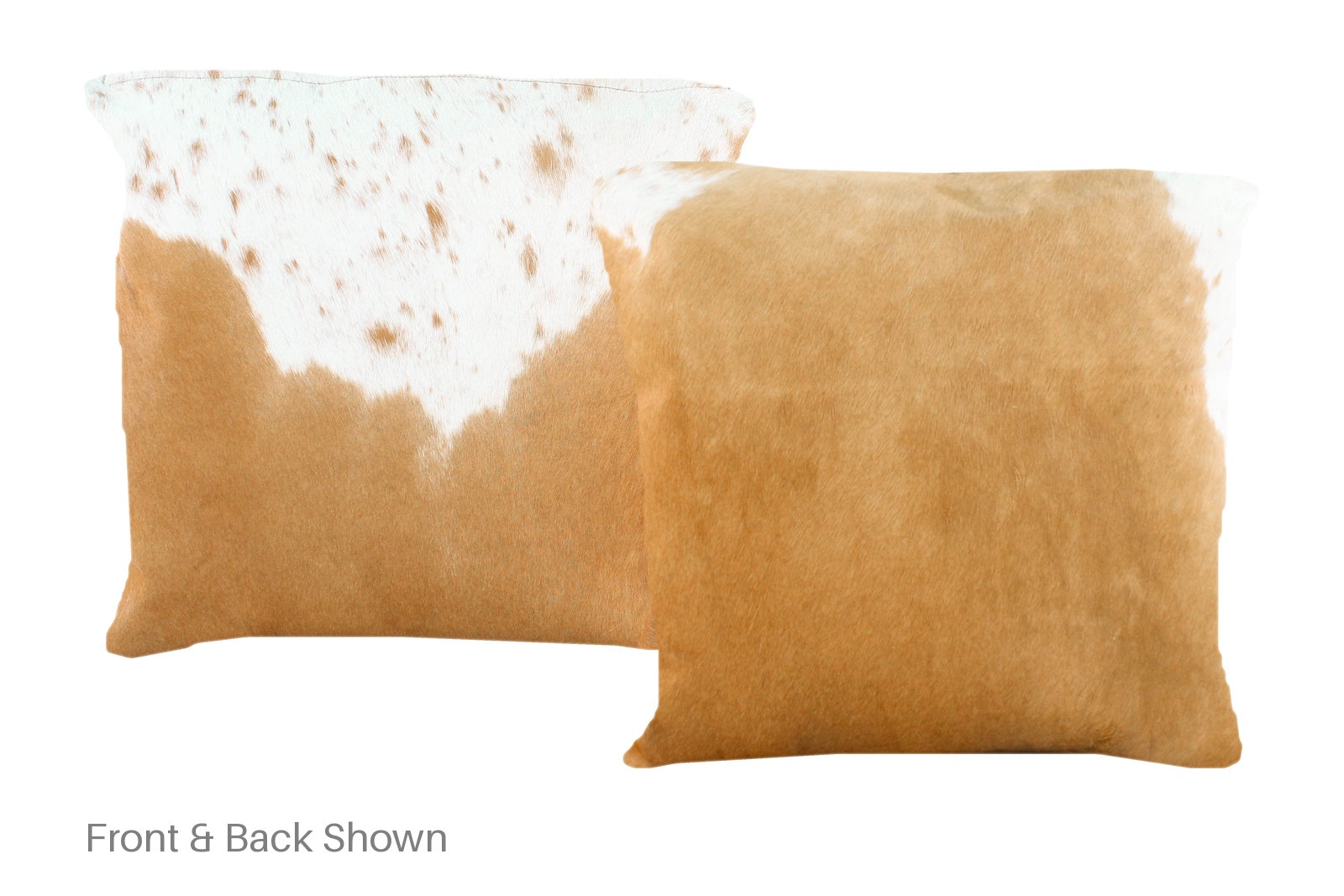 Beige and White Cowhide Pillow #A50810