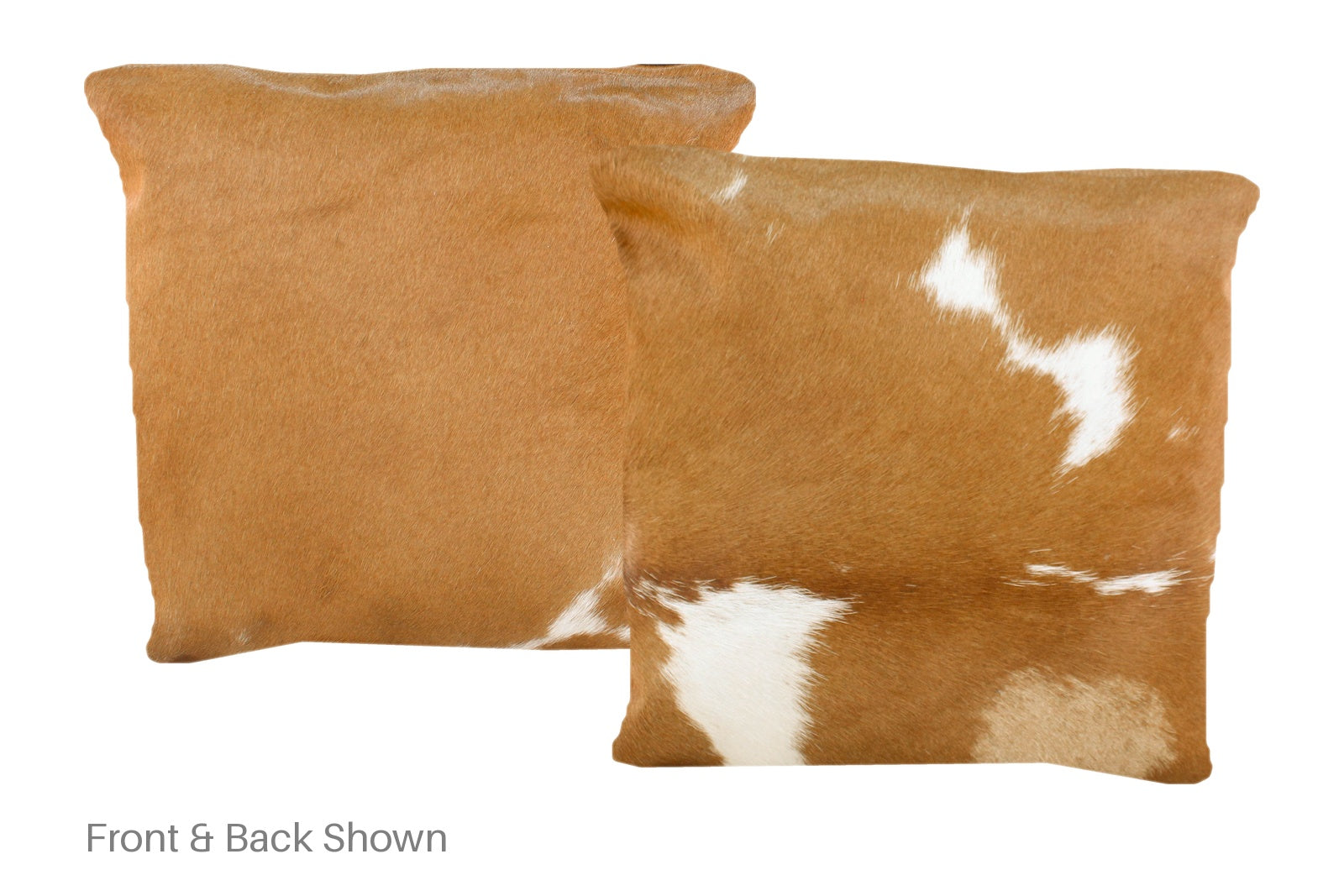Brown and White Cowhide Pillow #A50814