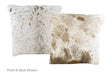 Salt and Pepper Black Cowhide Pillow 16x16 #A50822 by Hudson Hides