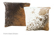 Chocolate Cowhide Pillow 16x16 #A50829 by Hudson Hides