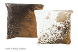 Chocolate Cowhide Pillow 16x16 #A50829 by Hudson Hides