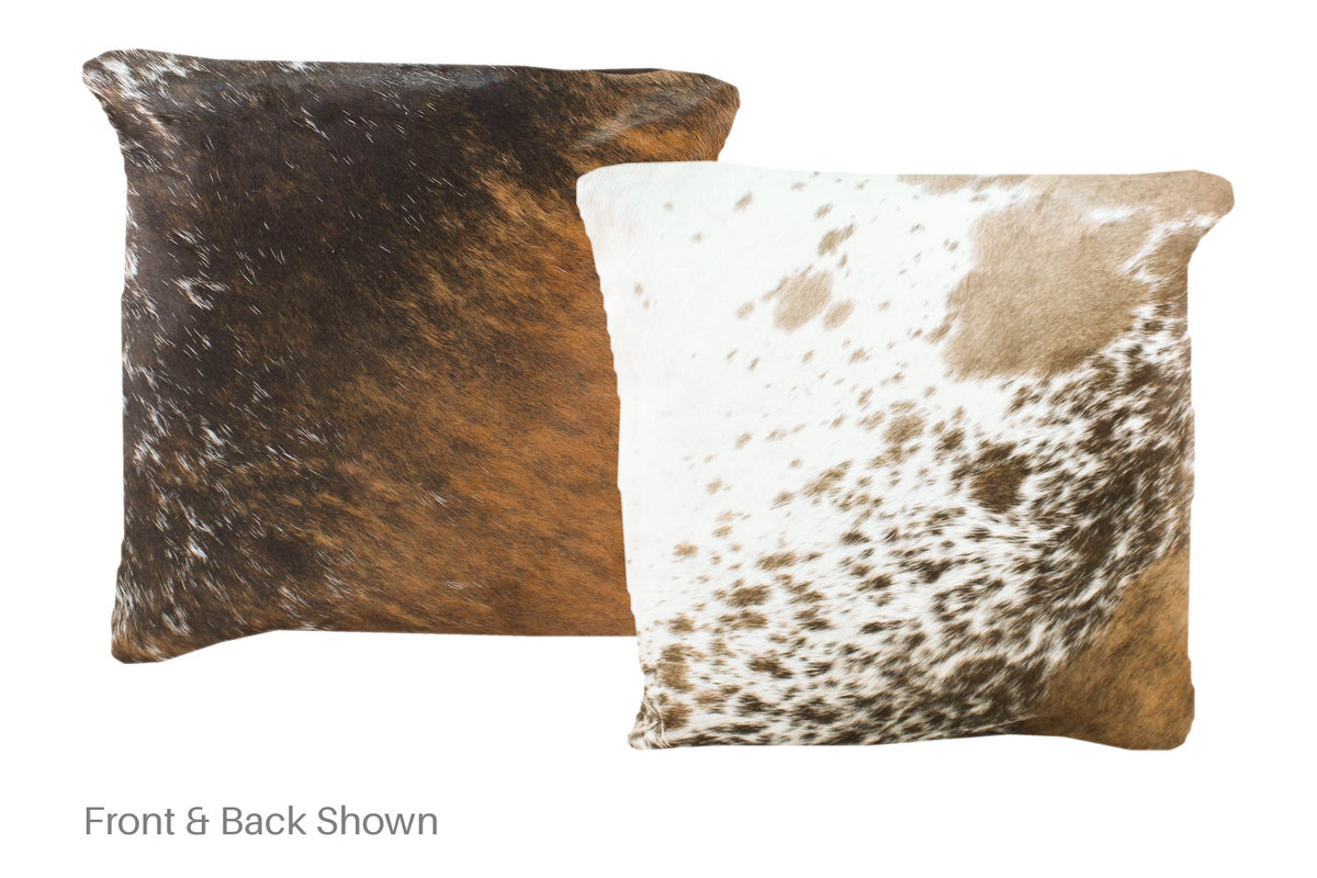 Chocolate Cowhide Pillow #A50829