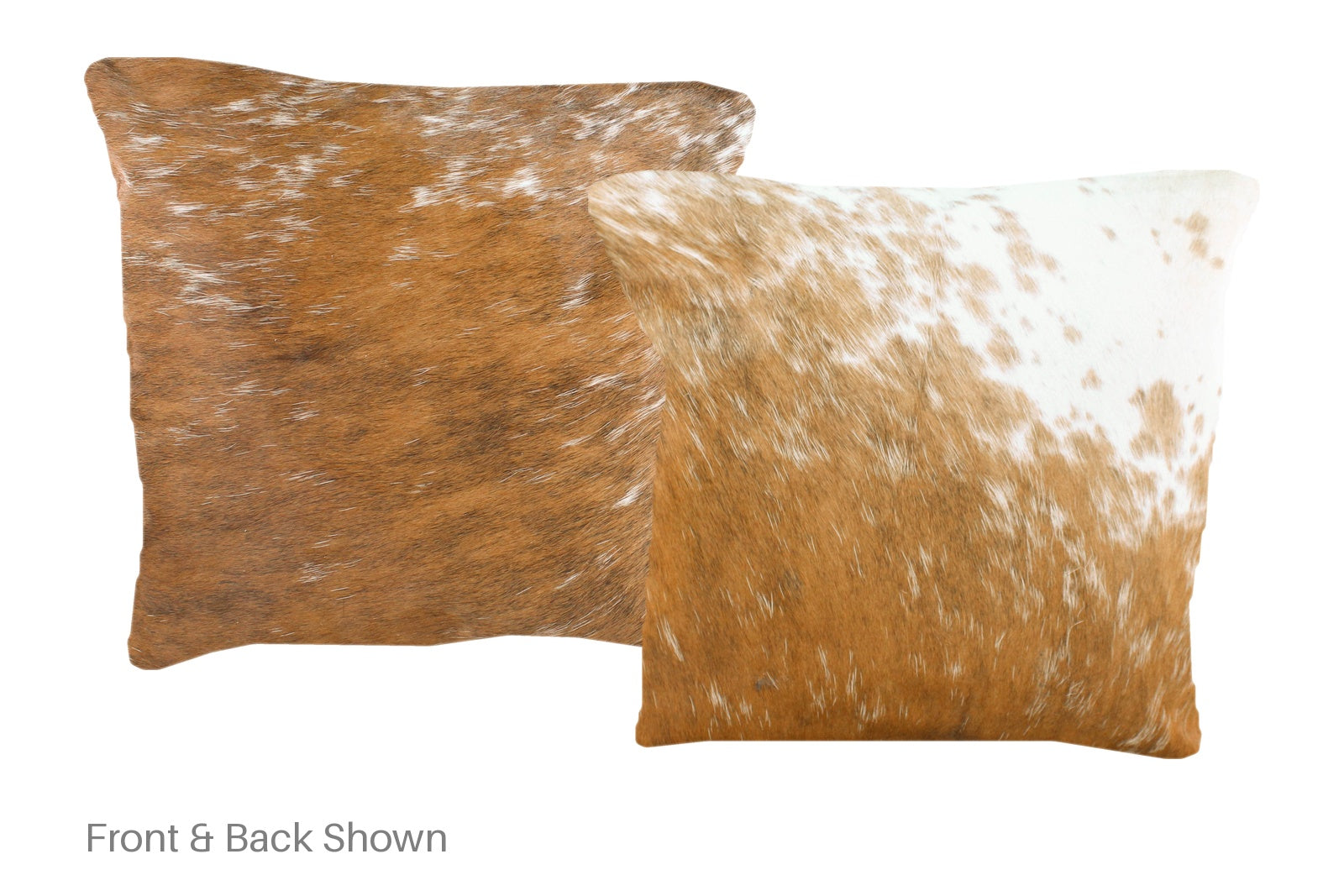 Brown and White Cowhide Pillow #A50833
