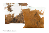 Tricolor Cowhide Pillow 16x16 #A50841 by Hudson Hides
