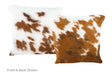 Tricolor Cowhide Pillow 16x16 #A50851 by Hudson Hides