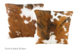 Tricolor Cowhide Pillow 16x16 #A50852 by Hudson Hides