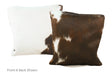 Tricolor Cowhide Pillow 16x16 #A50854 by Hudson Hides