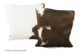 Tricolor Cowhide Pillow 16x16 #A50854 by Hudson Hides