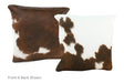 Tricolor Cowhide Pillow 16x16 #A50865 by Hudson Hides