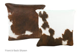 Tricolor Cowhide Pillow 16x16 #A50865 by Hudson Hides