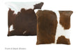 Tricolor Cowhide Pillow 16x16 #A50866 by Hudson Hides