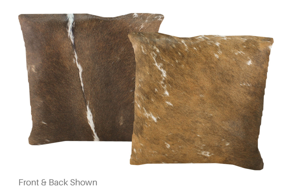 Chocolate Cowhide Pillow #A50872