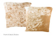 Salt and Pepper Brown Cowhide Pillow 16x16 #A50876 by Hudson Hides