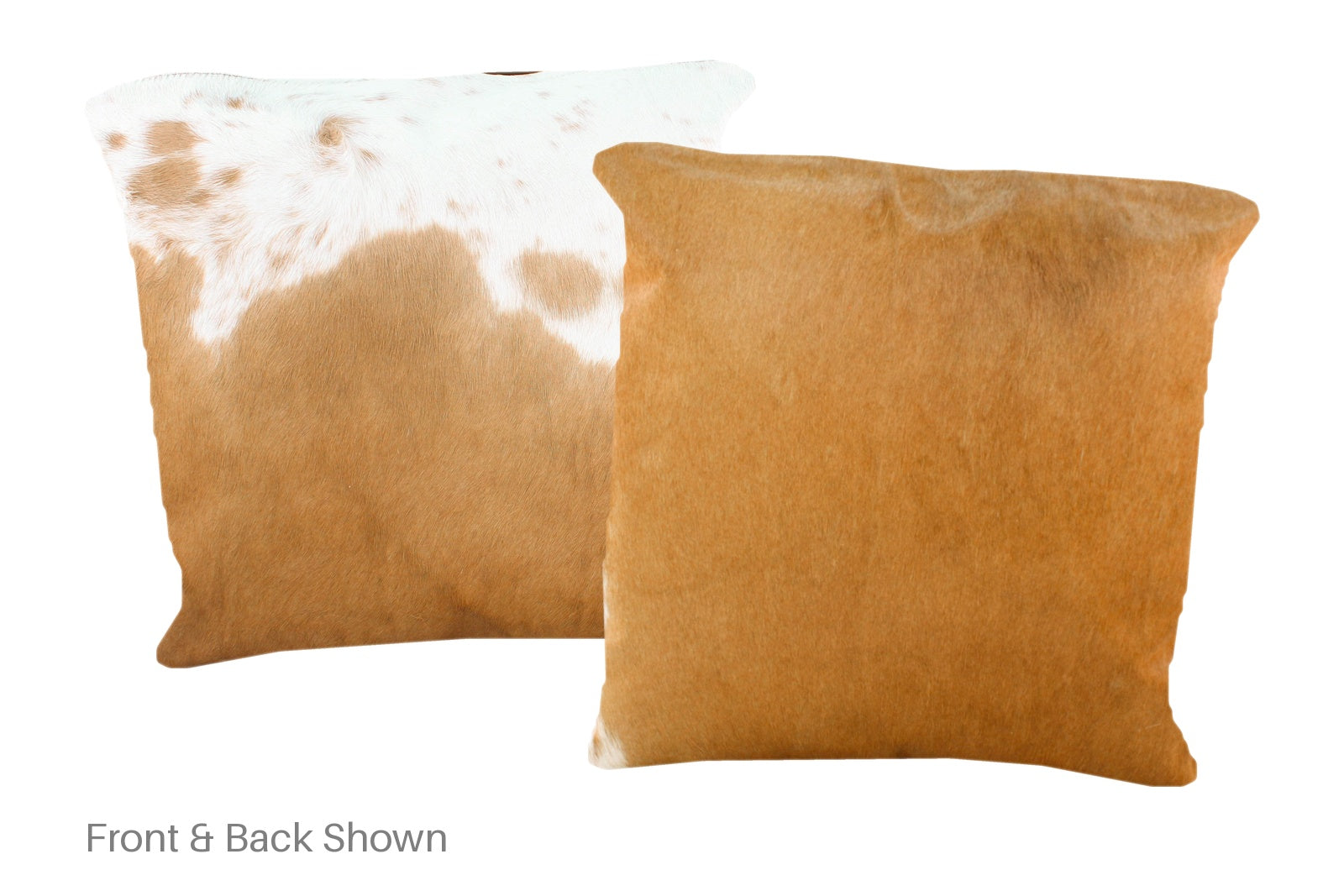 Brown and White Cowhide Pillow #A50883