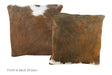 Medium Brindle Cowhide Pillow 16x16 #A50885 by Hudson Hides