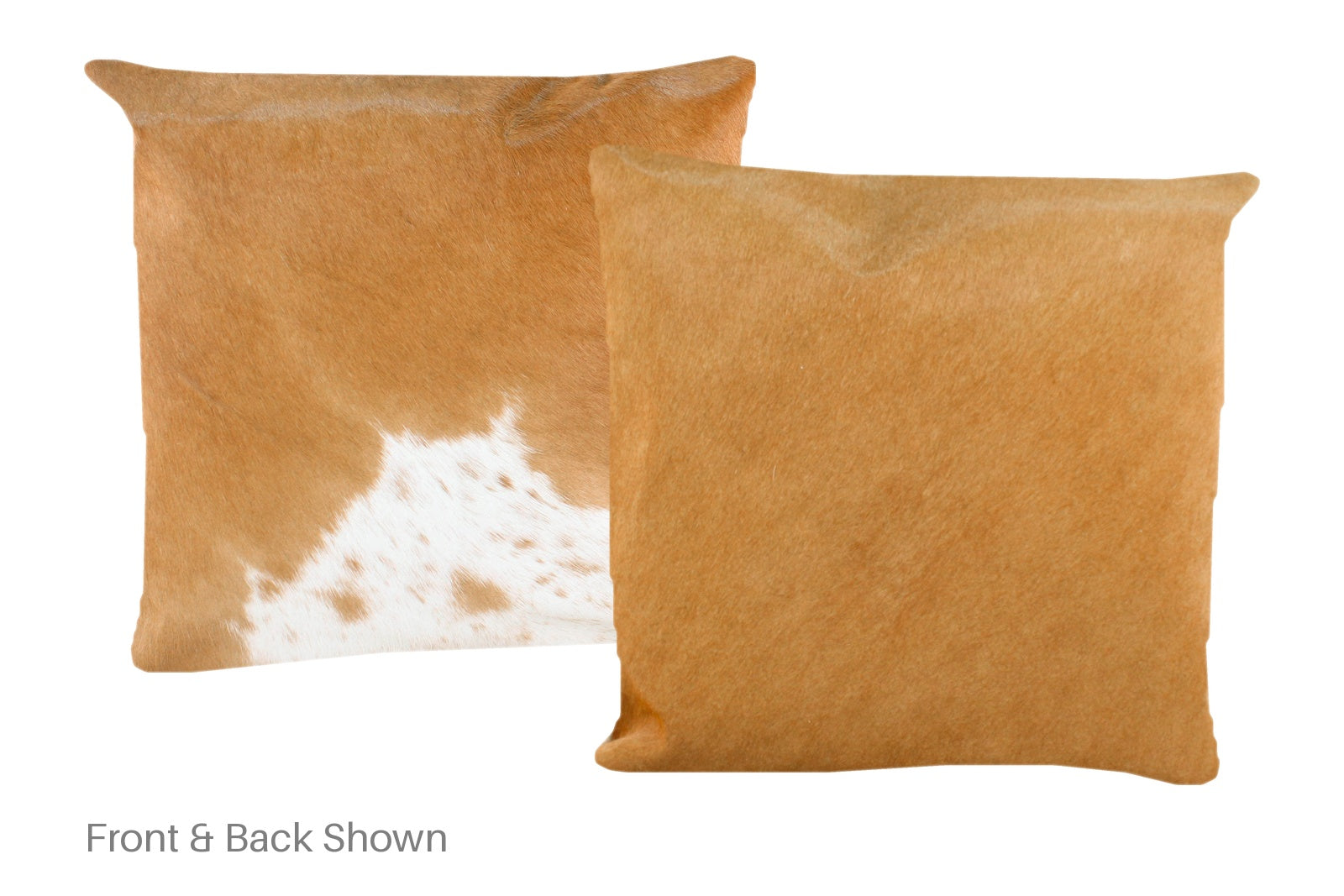 Brown and White Cowhide Pillow #A50886