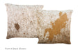 Salt and Pepper Brown Cowhide Pillow 16x16 #A50900 by Hudson Hides