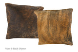 Medium Brindle Cowhide Pillow 16x16 #A50924 by Hudson Hides