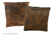 Medium Brindle Cowhide Pillow 16x16 #A50925 by Hudson Hides
