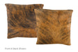 Medium Brindle Cowhide Pillow 16x16 #A50927 by Hudson Hides