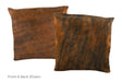 Medium Brindle Cowhide Pillow 16x16 #A50928 by Hudson Hides