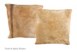 Caramel Cowhide Pillow 16x16 #A50929 by Hudson Hides