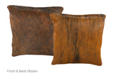 Medium Brindle Cowhide Pillow 16x16 #A50931 by Hudson Hides