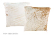 Salt and Pepper Brown Cowhide Pillow 16x16 #A50933 by Hudson Hides