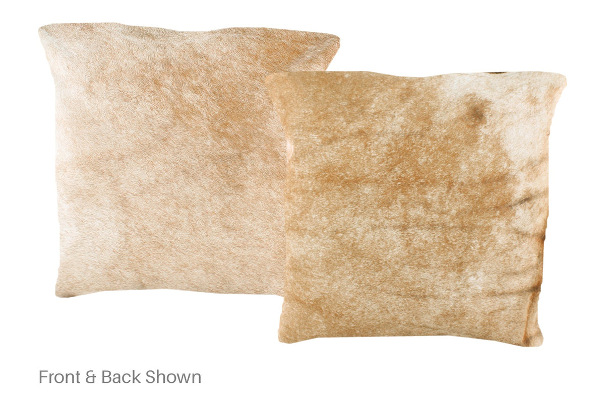 Caramel Cowhide Pillow #A50935