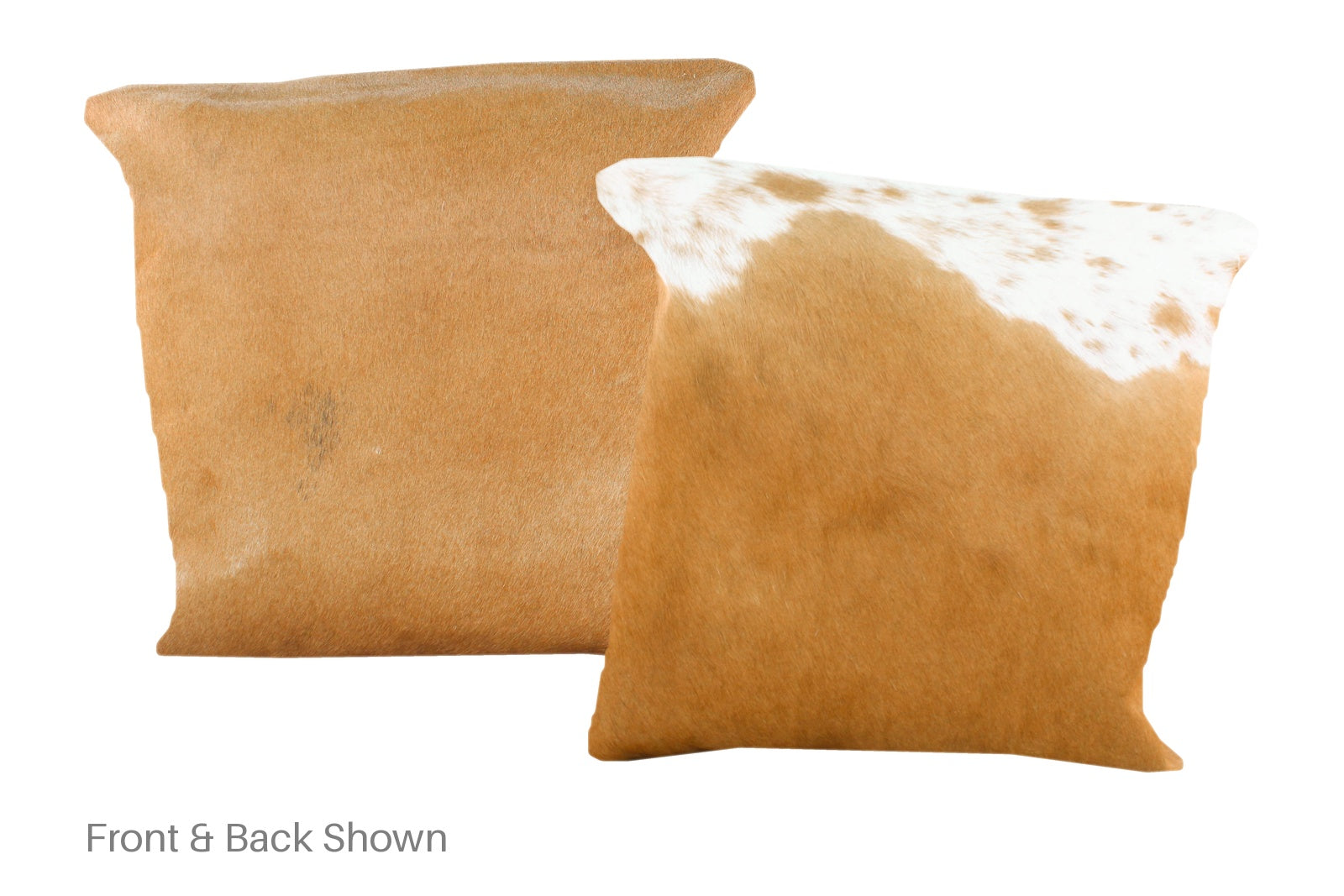 Brown and White Cowhide Pillow #A50936