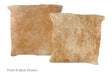 Salt and Pepper Brown Cowhide Pillow 16x16 #A50941 by Hudson Hides