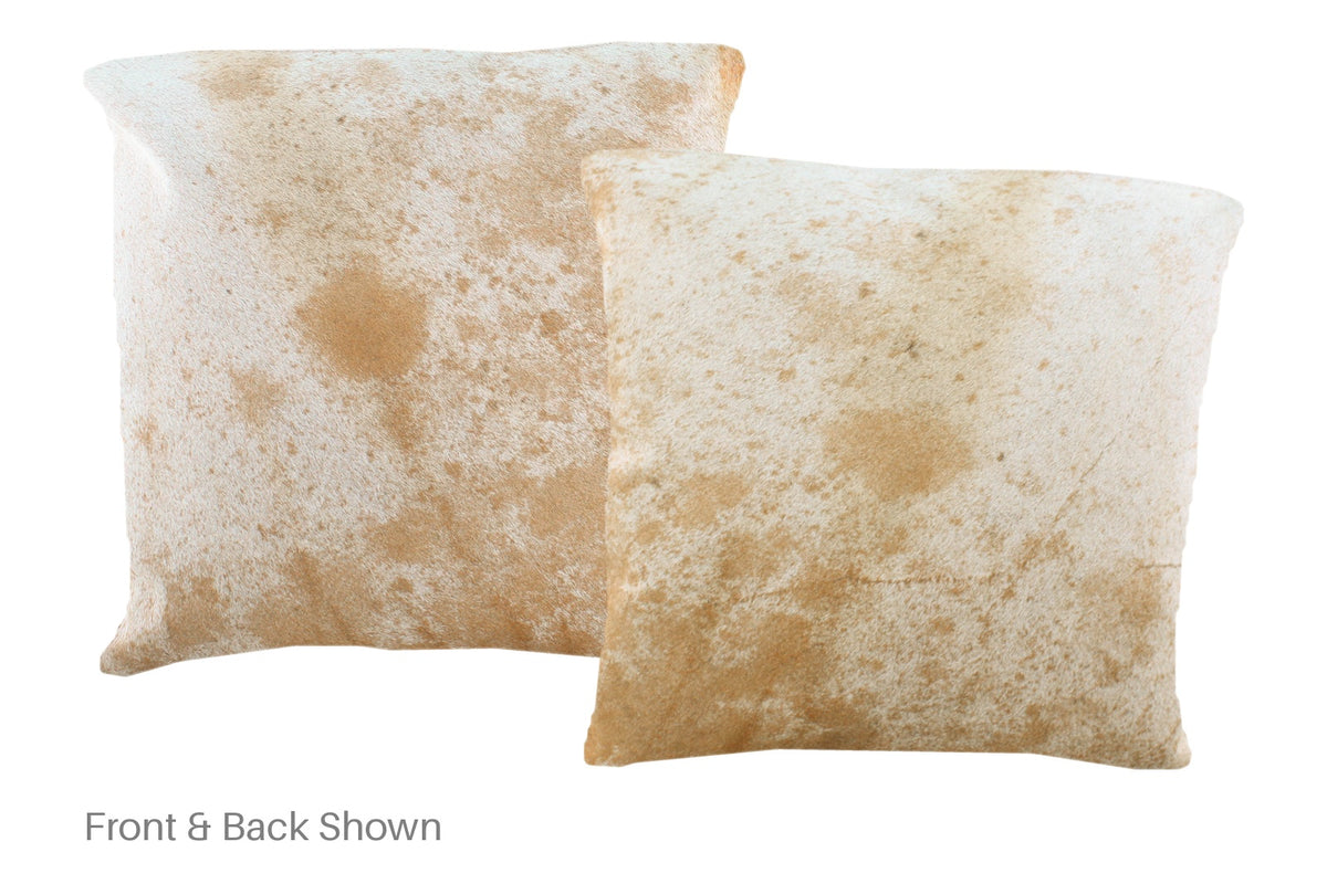 Salt and Pepper Brown Cowhide Pillow #A50944
