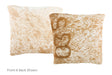 Salt and Pepper Brown Cowhide Pillow 16x16 #A50945 by Hudson Hides