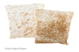 Salt and Pepper Brown Cowhide Pillow 16x16 #A50946 by Hudson Hides