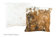 Tricolor Cowhide Pillow 16x16 #A50950 by Hudson Hides