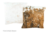 Tricolor Cowhide Pillow 16x16 #A50950 by Hudson Hides