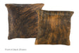 Medium Brindle Cowhide Pillow 16x16 #A50955 by Hudson Hides