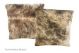 Light Brindle Cowhide Pillow 16x16 #A50959 by Hudson Hides