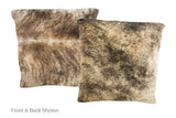 Light Brindle Cowhide Pillow 16x16 #A50959 by Hudson Hides