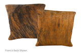 Medium Brindle Cowhide Pillow 16x16 #A50961 by Hudson Hides