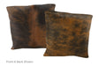 Medium Brindle Cowhide Pillow 16x16 #A50966 by Hudson Hides