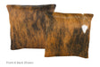 Medium Brindle Cowhide Pillow 16x16 #A50970 by Hudson Hides