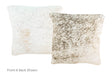 Salt and Pepper Black Cowhide Pillow 16x16 #A50971 by Hudson Hides