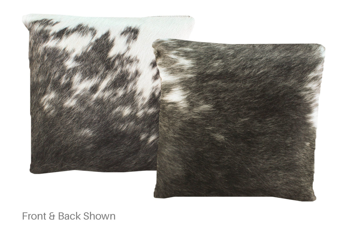 Black and White Cowhide Pillow #A50977