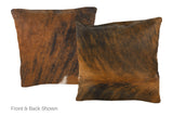 Medium Brindle Cowhide Pillow 16x16 #A50985 by Hudson Hides