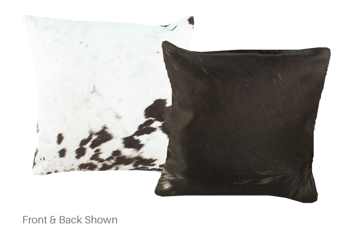 Black and White Cowhide Pillow #A50990