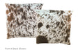 Salt and Pepper Brown Cowhide Pillow 16x16 #A50998 by Hudson Hides