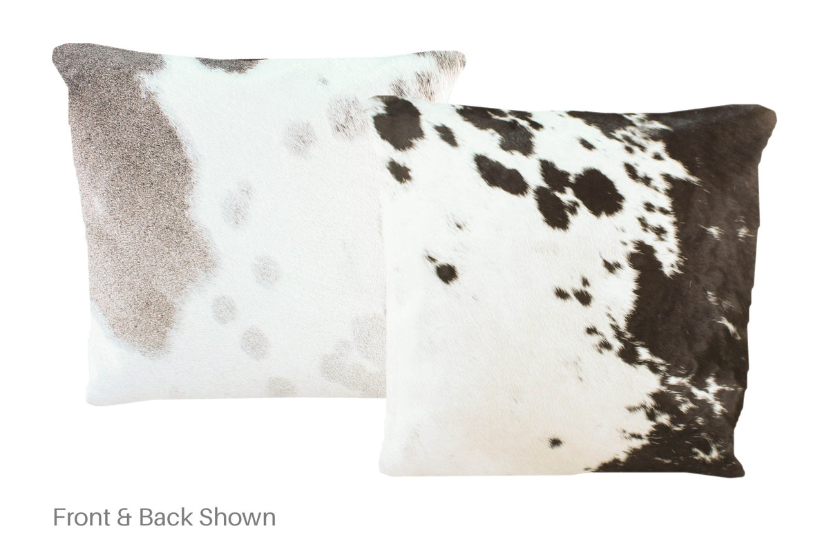 Black and White Cowhide Pillow #A51000