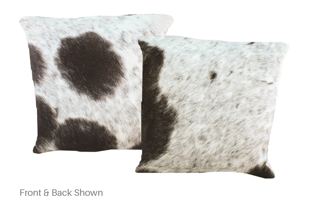 Black and White Cowhide Pillow #A51006