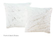 Salt and Pepper Black Cowhide Pillow 16x16 #A51010 by Hudson Hides